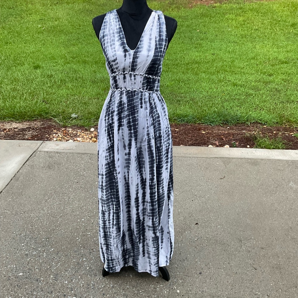 Tie dye maxi dress